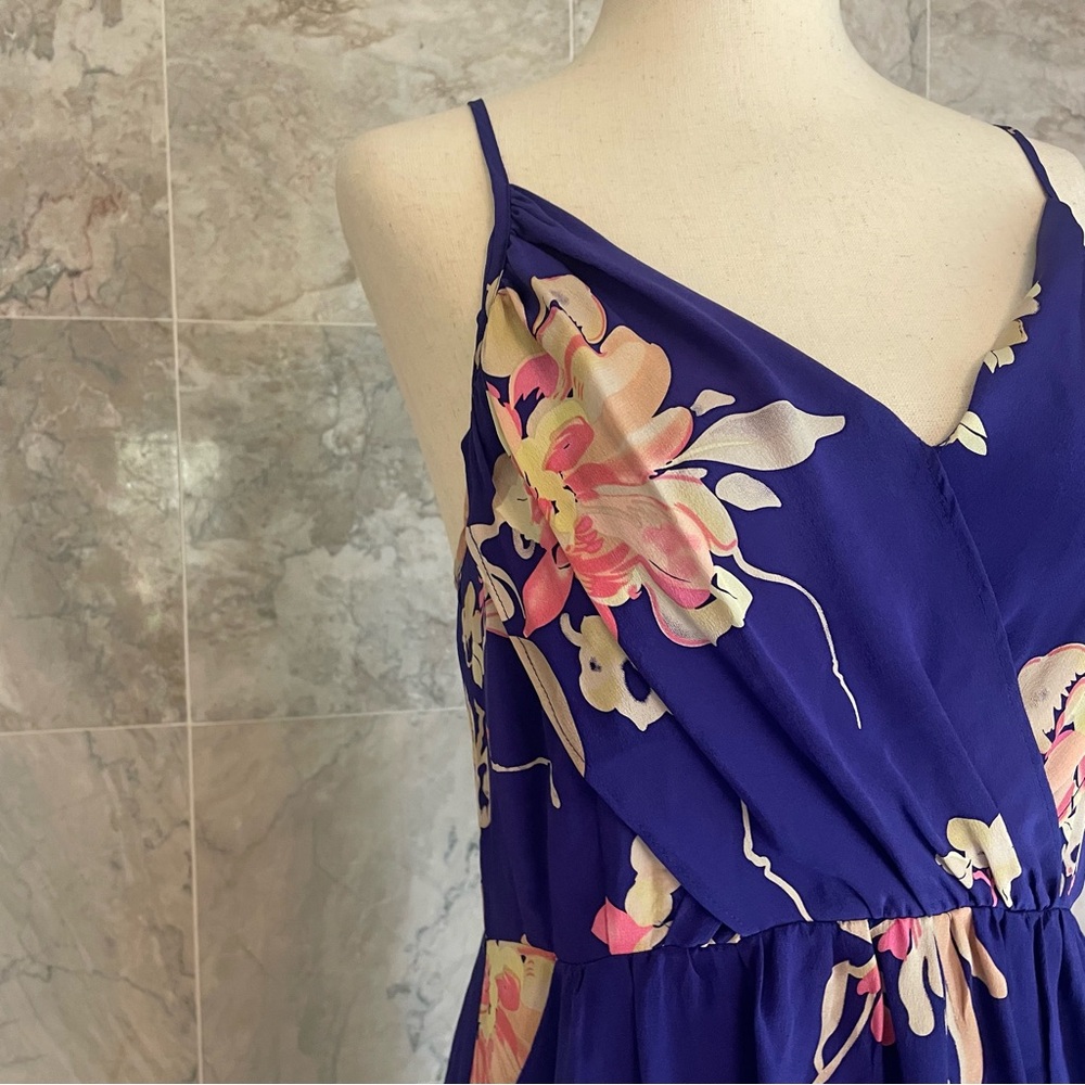 YumI Kim Floral Print Goddess Silk Dress - Picture 4 of 7